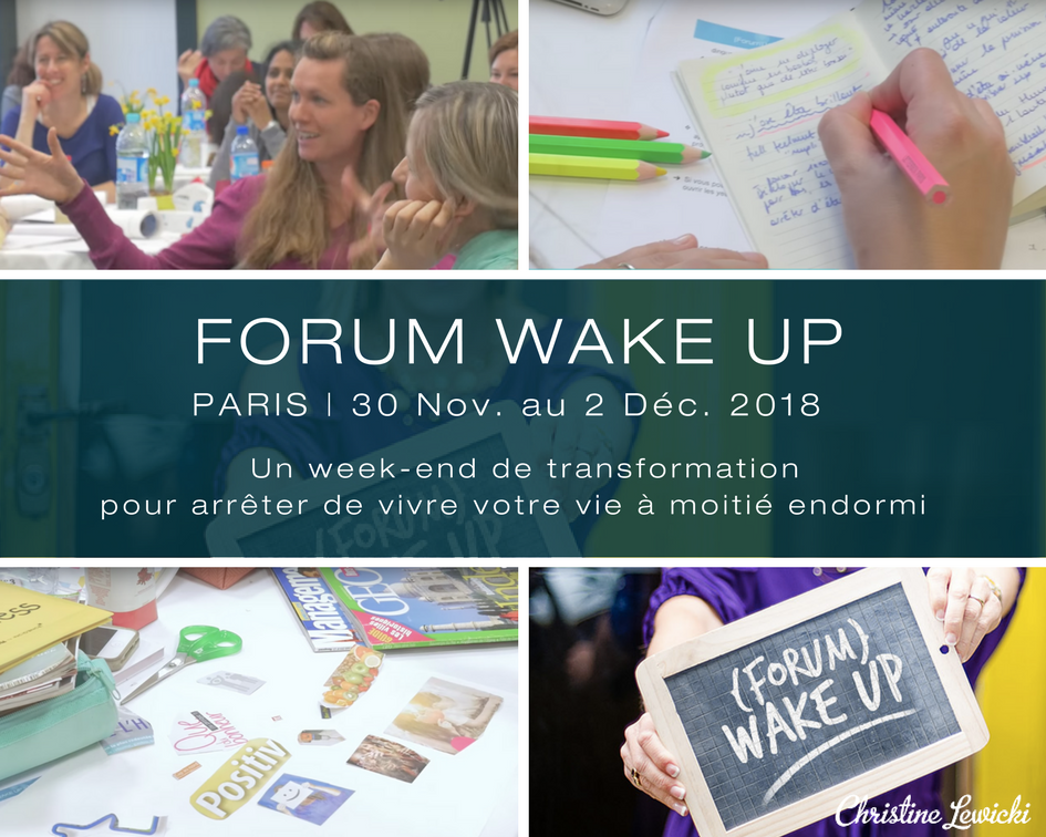 Christine Lewicki | Forum WAKE UP | Développement personnel | Coaching