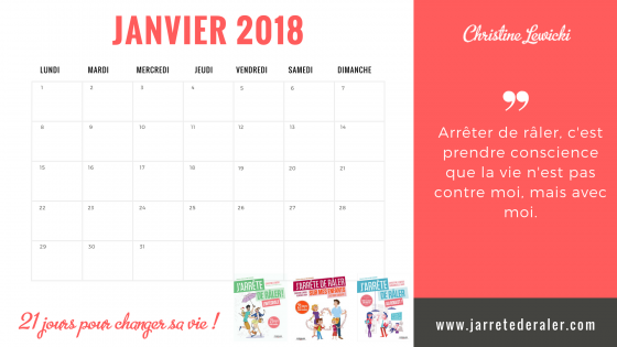 CALENDRIER JDR 2018_janv