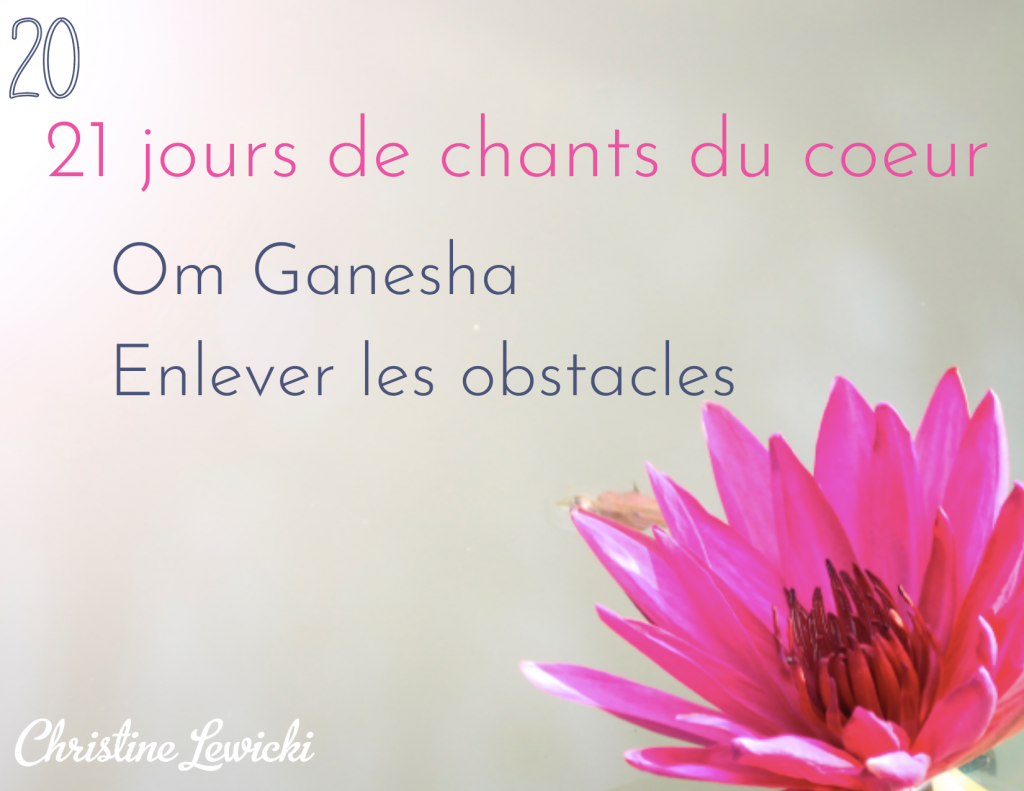 Om Ganesha - enlever les obstacles