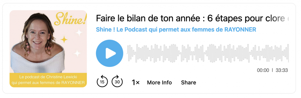 Episode 127 : Faire le bilan de ton année